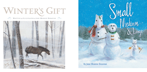 Winter's Gift and Small, Medium, and Large covers