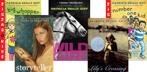 Big Whopper, Storyteller, Wild Girl, Lily's Crossing, and Number One Kid covers