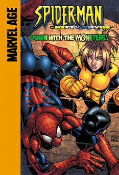 Spider-Man and Kitty Pryde in Down with the Monsters!: Down with the Monsters!