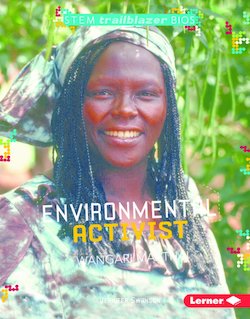 Environmental Activist Wangari Maathai