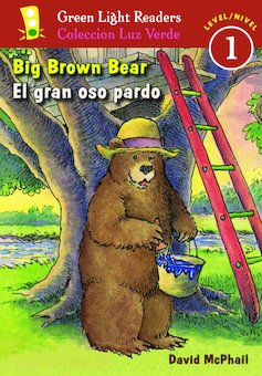 Big brown bear = el gran oso pardo