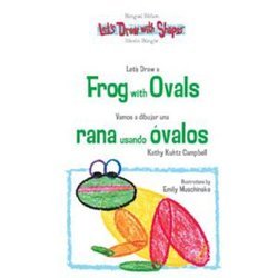 Let's draw a frog with ovals = Vamos a dibujar una rana usan: Vamos a Dibujar una Rana Usando Ovalos