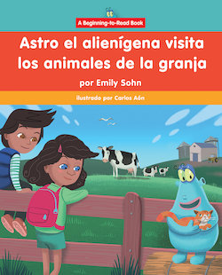 Astro el alienígena visita los animales de la granja