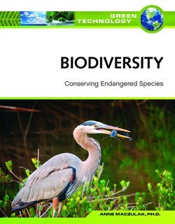 Biodiversity: Conserving Endangered Species