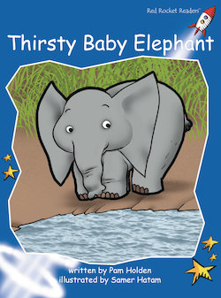 Thirsty Baby Elephant