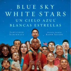 Blue Sky White Stars = Un cielo azul blancas estrellas