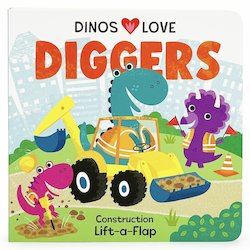 Dinos Love Diggers (Lift-A-Flap)